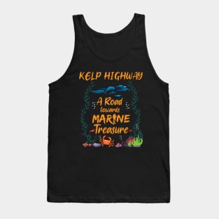 A Road Towards Marine Treasure - Marine Biologist Tank Top